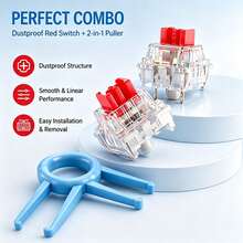 Mechanical Keyboard Switch Set Blue Brown Black Red Shaft Linear Tactile Switch For Gaming Keyboard Replacement Or 3D Print Fingertip Stress Relief Clicker Free Keycap Puller - View 3