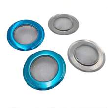1/2" Stainless Steel Kitchen Sink Strainer, Kitchen Sink Drain Filter, Wide Rim Design, 4.5" Diameter, Fits Most Kitchen Sinks - Silver - View 6