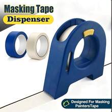 2pcs Handheld Masking Tape Cutter, Fits 35mm Wide Tape, Easily Cut Smooth Straight Lines, Painter's Tape Dispenser, Manual Tape Cutting And Spray Painting Masking Tool, Suitable For Painting, Wall Decoration And DIY Projects - Multi-color - View 2