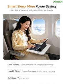 UGREEN Magnetic Keyboard Case For Tablet, Smart Magnetic Keyboard Compatible With 11-Inch IPad Air/Pro, 11-Inch Bluetooth Keyboard, 78 Keys, No Trackpad - View 11