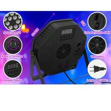 60x3W RGB Full Color LED Stage Light, DMX512 Compatible DJ Light With Voice Control, Lighting For Presentations, Concerts, Parties, Weddings, And Clubs - US A Type Plug(110-127V) - View 10