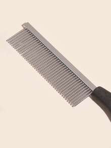 Pet Stainless Steel Needle Comb Cat Dog Cleaning Grooming Comb Pet Hair Removal Detangling Comb Pet Supplies - View 5