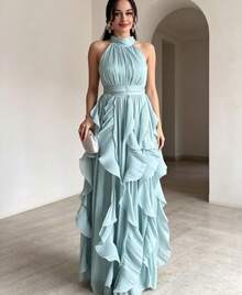 Women Long Dresses - 綠寶石 - 查看 4
