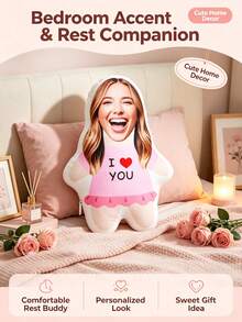 DIY Personalized Photo Pillow Custom Shaped Pillow Cushion Pet Commemoration Parent-Child Couple Children's Toy Gift Home Decoration - 3 - View 5