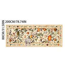 1pc White Pumpkin Runner Rug, Hallway Long Carpet, Rug, Home Decor, Living Room Area Rug, Room Decoration, Washable Carpet, Halloween Gift - White Pumpkin - View 19