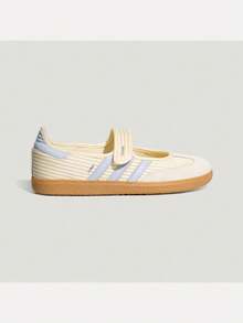 Adidas Originals Sepatu Sneakers Mary Jane Retro ORIGINALS SAMBA JANE "T-Strap" Wanita KH7834 - Aprikot - View 1