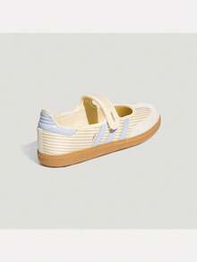 Adidas Originals Sepatu Sneakers Mary Jane Retro ORIGINALS SAMBA JANE "T-Strap" Wanita KH7834 - Aprikot - View 3