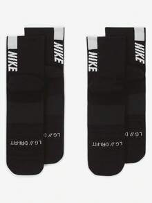 Nike/Authentic 2023 New Unisex Comfortable Sports Socks 2 Pairs SX7556-010 - SX7556-010 - View 3