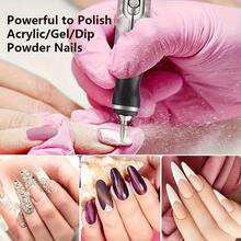 Rechargeable Electric Nail Drill Machine, Portable Pen Nail File Kit, Professional Manicure Pedicure Tool For Acrylic Gel Nails, Nail Polisher For Home & Salon - Multicolor - View 2