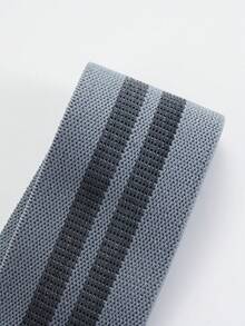 1pc Elastic Resistance Band, Fitness Pull Band, Gym Accessory, Sports Home Workout Resistance Band - Grey Tones - View 10