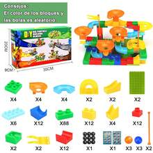 Kids Marble Runs - 180+ Pieces - Gift Box Included - View 7
