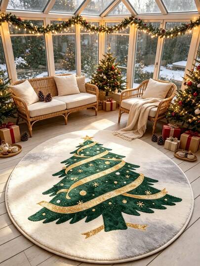 1 buah, Karpet Bundar Motif Pohon Natal dan Kepingan Salju, Desain Musim Dingin Liburan, Gaya Minimalis Elegan, Cocok untuk Dekorasi Ruang Tamu, Karpet Dekorasi Musiman, Dengan Desain Liburan, Dekorasi Natal, Hadiah Natal yang Sempurna, Sangat Cocok untuk Perayaan Natal dan Tahun Baru, Dekorasi Kamar Tidur, Karpet Kecil, Karpet, Dekorasi Rumah, Karpet Ruang Tamu, Karpet Kecil Ruang Tamu, Karpet Kamar Tidur, Dekorasi Rumah Ruang Tamu