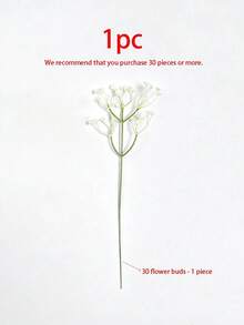 900 Stück künstlicher atmungsaktiver Blumenstrauß - Schleierkraut, geeignet für Hochzeitsdekoration, Party-Tischarrangements, Hoteldekoration, Blumendesign. Künstliche Schleierkrautblumen haben eine realistische Textur, geeignet für Jahrestag, Hochzeit, Verlobung, Hotel, Abschlussfeier - Weiss - Übersicht 16