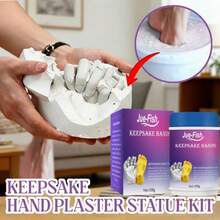 1 Set Family & Couple DIY Hand Casting Kit, Clone Powder 3D Model Powder Handprint DIY Keepsake Set, Must-Have For Anniversaries, Simple DIY Cloning, Capture Irreplaceable Precious Moments, Freeze The Warmth Of Palms, Preserve Lifelong Imprints, One-Click Replicate Exclusive Palm Prints, Permanently Seal Beautiful Memories, Suitable For Multiple Scenes To Record Romantic Hand-Holding, Warm Companionship, Or Growth Milestones, Keep Beautiful Moments From Fading. Ideal Gift For Mother's Day, Valentine's Day, And Other Holidays For Friends And Family, Small Quantity, Please Check Carefully Before Ordering - A - View 3