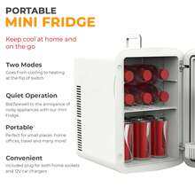 Crystals 15L Compact Mini Electric Refrigerator – Cooler & Warmer - UK Plug(220-240V) - View 4