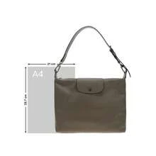 Tas Bahu Wanita Longchamp Le Pliage Xtra Series Warna Polos 10189 987 P55 - Merpati abu-abu 10189 987 P55 - View 7