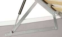 Dmora Alistair - Letto Singolo, 95x205 cm Bianco, Contenitore Made in Italy - Bianco - Visualizzare 4