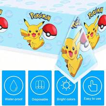 1/3/5pcs Party Tablecloths And Table Covers, Suitable For Indoor And Outdoor Party Supplies, Birthday Party Decorations, Party Supplies And Accessories - Multicolor - View 2