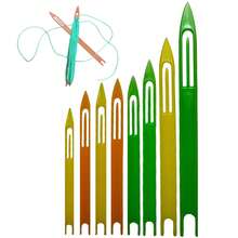 Random Color Durable Plastic Fishing Net Weaving Shuttle Needle For Hand Mending And Knotting Repair Tool, Portable Net Maintenance Accessory For Fishing - Multicolor - View 2