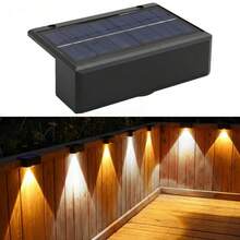 [Solar Fence Lights] 4/8/12/16pcs Solar Fence Lights Set, Outdoor Decorative Lights For Patio, Balcony, Stairs, Garden And Pool, Halloween And Christmas Holiday Atmosphere Lights - Multicolor - View 31