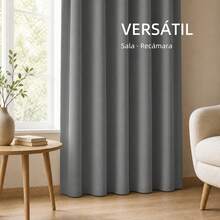POLIGONO Curtains - Grey - View 2