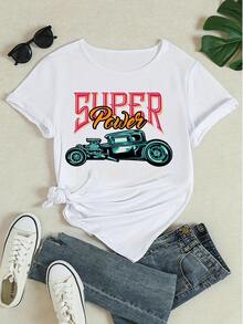 Women T-Shirts - 白色 - 查看 4