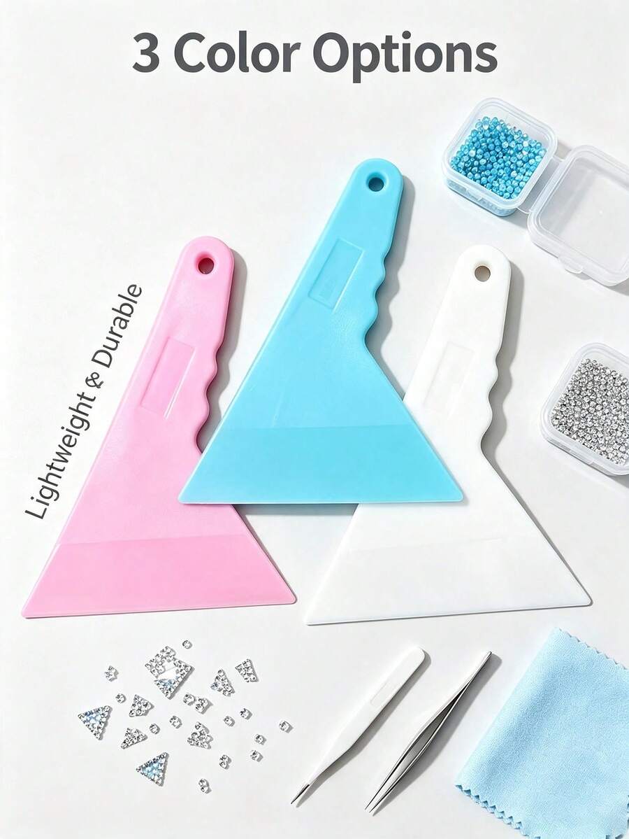 DIY Diamond Painting Correction Tool, Colorful Diamond Painting Alignment Tool, Suitable For Diamond Painting Cross Stitch Drawing Rhinestone Correction Kit Accessories, Diamond Painting Cross Stitch Handmade Material Kit - A - View 1