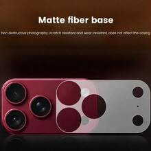 5pcs 9H Matte Camera Lens Protector Film, Compatible With IPhone 18 Pro Max/Pro/Air/17, Anti-Fingerprint/Anti-Glare/Anti-Scratch, Precision Cut, Bubble-Free, Easy Installation, Compatible With Phone Cases, Supports Wireless Charging, Anti-Yellowing, High Definition Transparent, Durable Minimalist Camera Protector Cover - Clear - View 4
