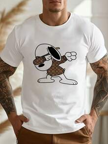 Men T-Shirts - 白色 - 查看 11
