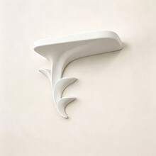 1PC 3D Sprout Shaped Wall Mounted Storage Rack, Creative Plant Style Wall Organizer, Figurine Display Shelf - Multicolor - View 8