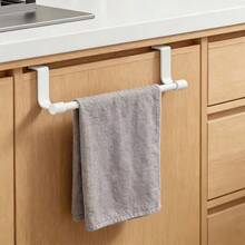Cabinet Door Towel Rack - No Drill Space-Saving Hook, Door Mounted, Suitable For Kitchen, Bathroom And Cabinets - Can Hang Towels And Rags - Easy Installation, Kitchen Storage, Bathroom Storage, Bathroom Accessories, Modern Home Decor, Back To School Gift, Kitchen Storage, Suitable For Back To School Season, Bathroom Towel Rack - A - View 7