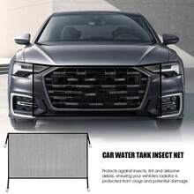 Car Grill Mesh Car Water Tank Net Barrier Rat Resistant Anti Insect Car Condenser Protect Net Bugs Repellant Air Radiator - Black - View 3