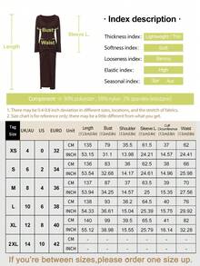 ROSIE POPHUB Women Brown Ribbed V-Neck Flare Sleeve Midi Dress, Twist Front Slit Slim Elegant Christmas Party Dress For Fall Winter - Coffee Brown - View 11
