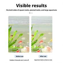 4pcs Aquarium Cleaning Sponges, Fish Tank Glass Cleaner Magic Sponge, Algae & Scale Remover, Scratch-Free Chemical-Free Melamine Foam Brush, Suitable For Freshwater And Saltwater Tanks Aquarium Accessories - View 6