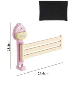 1pc Suction Wall Mounted Kitchen Cloth Storage Rack, 3 Tier Rotatable Drainage Towel Holder, Multi Purpose Household Organizer Rack With Hollow Drainage Design, Space Saving Plastic Accessory For Kitchen Bathroom Daily Storage - Multiple Colors and Styles - View 12