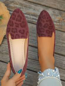 Wine Red Leopard Print