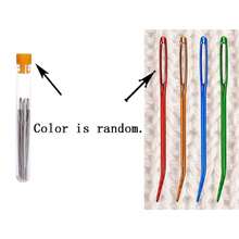 EDCUEBE7 Large Eye Curved Tip Needle, Sweater Sewing Needle, Yarn Knitting Needle, Knitting Tool Set - Large-eye Needle - View 6