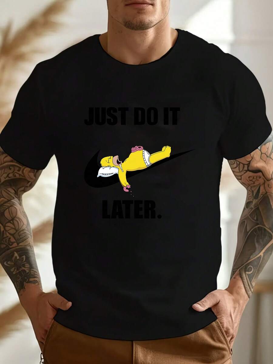Men T-Shirts - Black - View 1