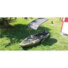 Sun Shade Canopy for Kayak Canoe Orange - naranja/fiesta de bloques - Ver 7
