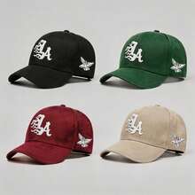 1pc Women's K2K "LA" Truck Driver Hats For Men Adjustable Hats, UV Protection Sun Hat, Perfect For Casual Wear, Parties, Trave - Multicolor - View 9