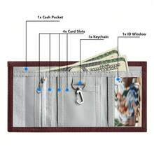Teenager Wallet, Boys & Girls Personalized Card Holder, Sports Ball Style Wallet, Wear-Resistant & Dirt-Resistant, Convenient Carrying With Hook Design (Random Pattern Version) - Multicolor - View 5