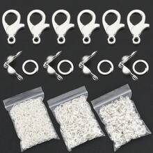 250pcs/500pcs DIY Jewelry Findings Set Includes Lobster Clasp, Jump Rings, Clasps, DIY Buckle Kit, End Connectors, Open Jump Rings, Suitable For Bracelet Connectors, Beading, Bead End Connectors, Anklet End Closed Rings, Fixed Hanging Rings, Jewelry Connecting Rings And Other Handmade Jewelry Making - Lobster Clasp & Bag Clasp & Jump Ring - View 6