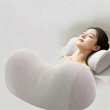 Memory Foam Neck Pillow, Cervical Support Pillow, Home Sleep Comfort Neck Pillow, Suitable For Travel And Daily Rest - Multicolor - View 6