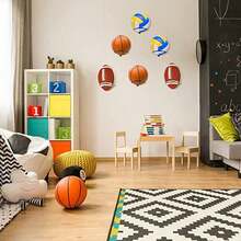 1-4pcs Wall-Mounted Ball Storage & Display Rack, Universal Metal Ball Holder, Black, Suitable For Basketball, Soccer, Volleyball, Football Storage & Display, Teenager Gift, Father's Day Gift - Black - View 4