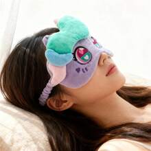 Mesuca & Tokidoki Printed Sleep Eye Mask Unicorn Character Design Mixed Color Soft Comfortable Light-Blocking Elastic Band Travel Nap Rest Use 1pc - Multiple Styles - View 2