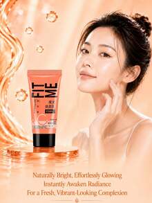 Maybelline 美寶林 Nude Glow Revitalizing Lotion #02 試用裝 5ml，1/3件可選，改善肌膚紋理，三重精華保濕，維生素C亮白，提亮膚色，適合中性至油性肌膚 - 美寶蓮早C管素顏霜 02 - 查看 3
