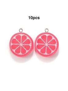 10/20/100pcs Double-Sided Lemon Slice Jewelry Accessories DIY Earrings Pendant Keychain Phone Charm Bag Pendant Doll Machine - Small Lemon Slices - View 19