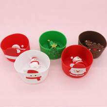 Christmas Tree Cup Decoration Set, Includes 2 Holiday Accessories, Designed For 30Oz And 40Oz Cups, With 10mm Silicone Straw Cap And Protective Sleeve - View 5