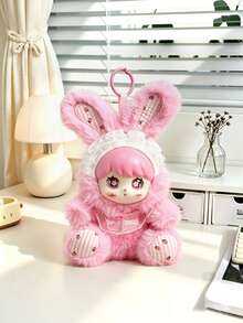 Cute Small Plush Rabbit Doll, Mini Plush Rabbit Doll Pendant, Birthday Gift Christmas Decoration Halloween (Internal Material Is Hard Non-Plush Filling) - Multicolor - View 13