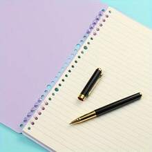 2/10/20/30pcs Loose Leaf Binder Rings, Random Color 5-Hole Plastic Binding Strips, Loose Leaf Binder, Plastic Coil, Detachable Loose Leaf Refill, Easy-Open Page Fastener, Suitable For Organizing Loose Leaf Paper And Office Supplies Loose Leaf Notebook - Book Clasp - View 8